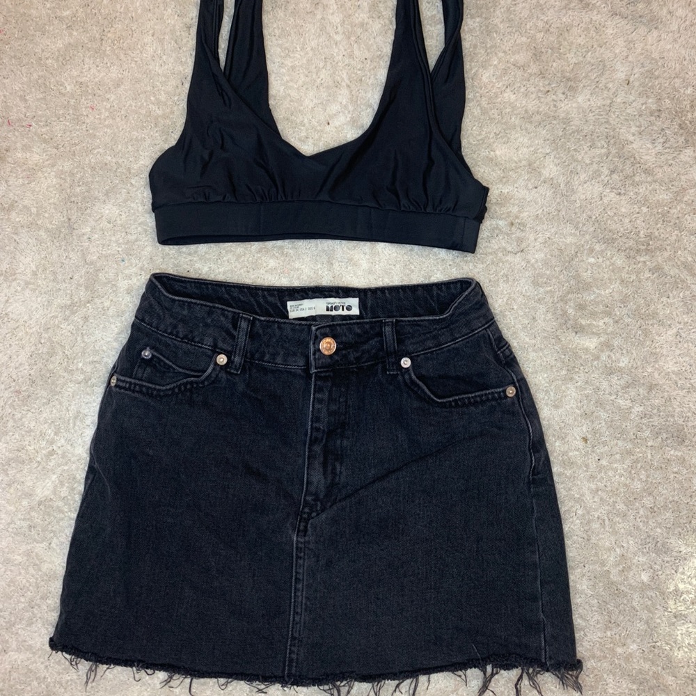 Top shop denim Skirt